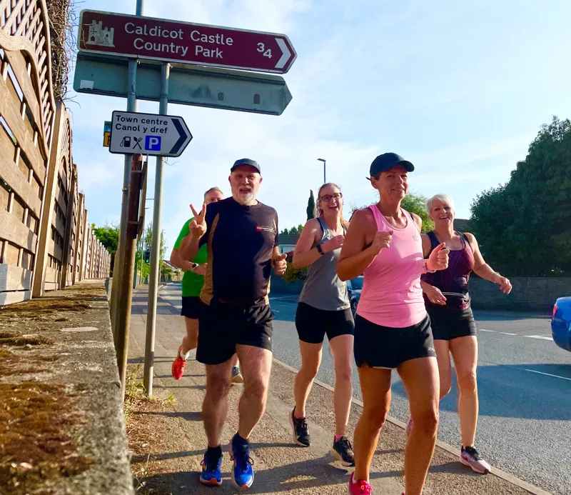 Club run from Castle Gate Car Park, Caldicot